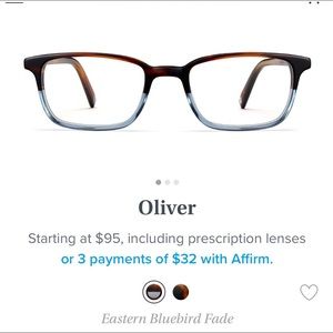 New men’s Warby Parker Eyeglasses
